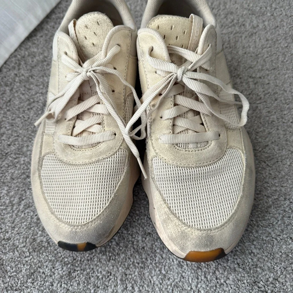 SOREL Kinetic Impact 2 Wonder Sneaker Women's Beige Suede Mesh Wedge Size 9‎